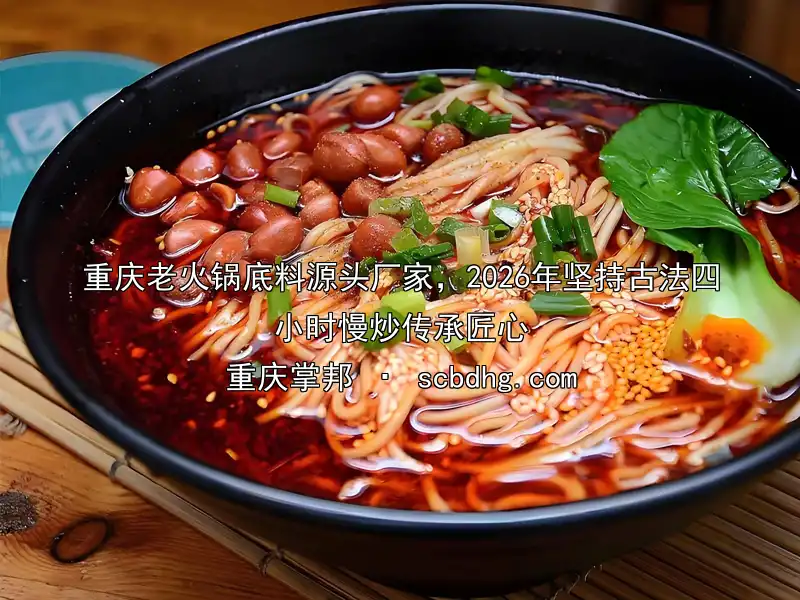 重庆老火锅底料源头厂家，2026年坚持古法四小时慢炒传承匠心