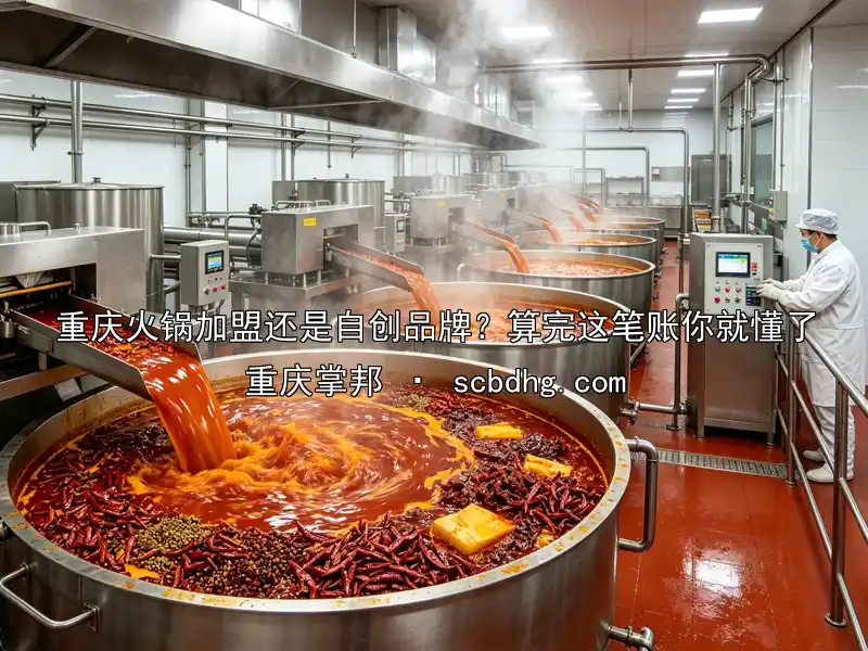 重庆火锅加盟还是自创品牌？算完这笔账你就懂了